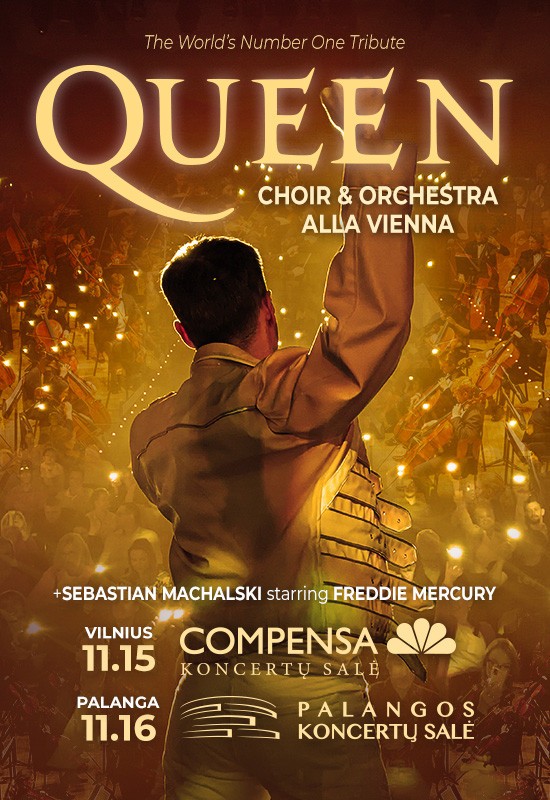 2024-11-16  | Nemirtingi Queen Symphony su choru ir orkestru atvyksta į Palanga